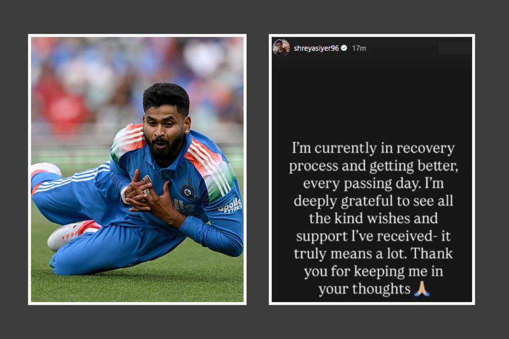 ‘Getting Better Every Passing Day’: Shreyas Iyer Shares Health Update While Recovering From Rib Injury 1 WEBSITE THUMBNAIL WITHOUT TICKER 12 1