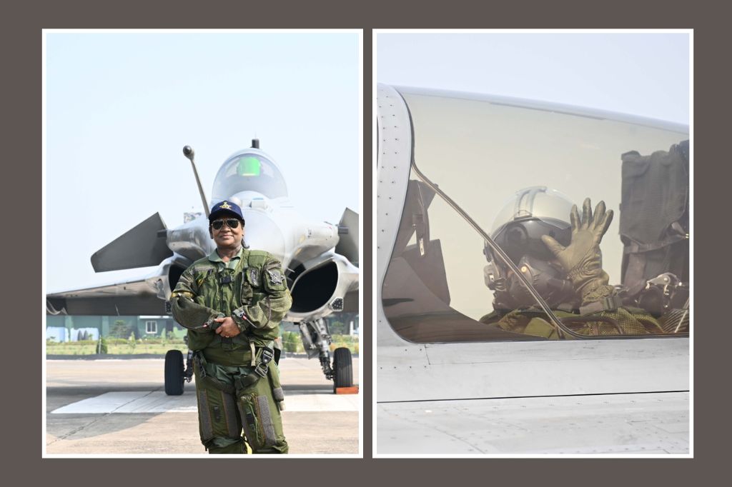 Droupadi Murmu Becomes First President To Take Sortie In Rafale Fighter Jet 1 WEBSITE THUMBNAIL WITHOUT TICKER 6 6